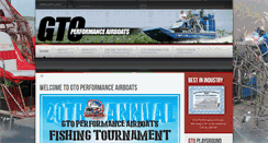 Desktop Screenshot of gtoairboats.com